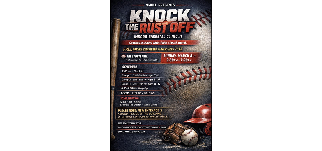 knock the Rust indoor Clinics
